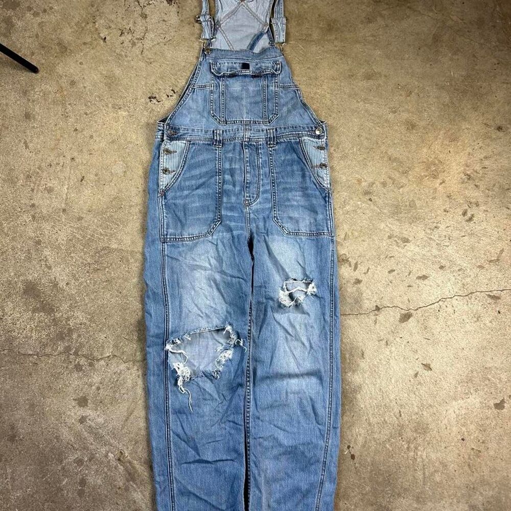 American-eagle Women's Blue Dungarees-overalls - Picture 2 of 8